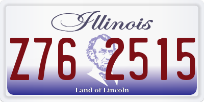 IL license plate Z762515