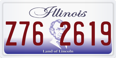 IL license plate Z762619