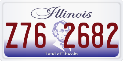 IL license plate Z762682