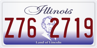 IL license plate Z762719