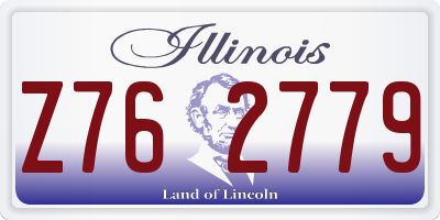 IL license plate Z762779