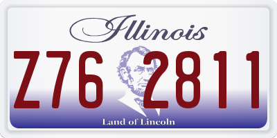 IL license plate Z762811