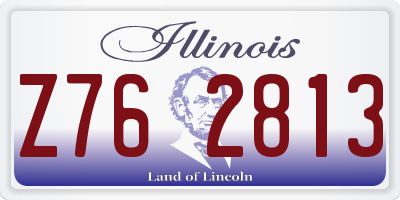 IL license plate Z762813