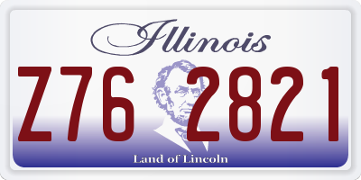 IL license plate Z762821