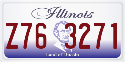 IL license plate Z763271