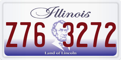 IL license plate Z763272