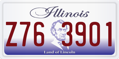 IL license plate Z763901