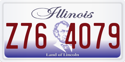 IL license plate Z764079