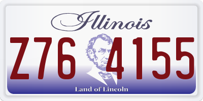 IL license plate Z764155