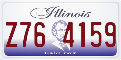 IL license plate Z764159