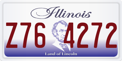 IL license plate Z764272