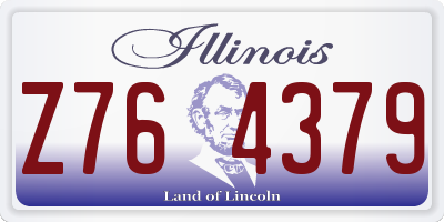 IL license plate Z764379