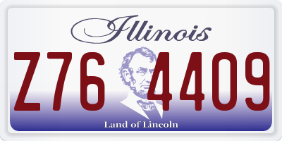 IL license plate Z764409