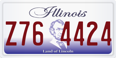 IL license plate Z764424