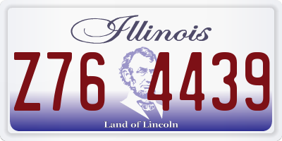 IL license plate Z764439