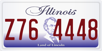 IL license plate Z764448