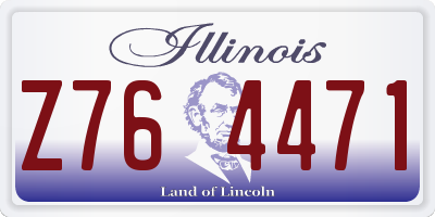 IL license plate Z764471