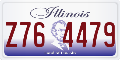 IL license plate Z764479