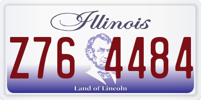 IL license plate Z764484