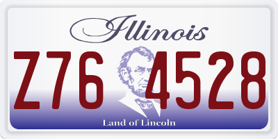 IL license plate Z764528