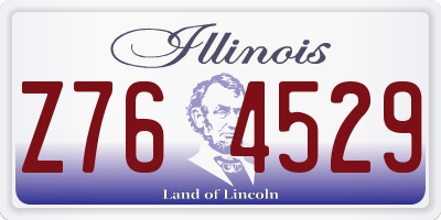 IL license plate Z764529
