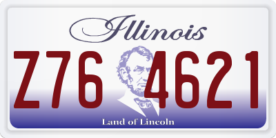IL license plate Z764621