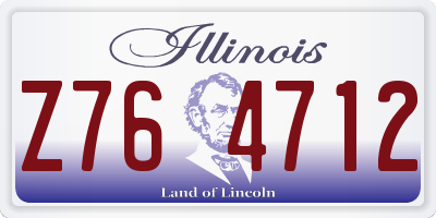 IL license plate Z764712