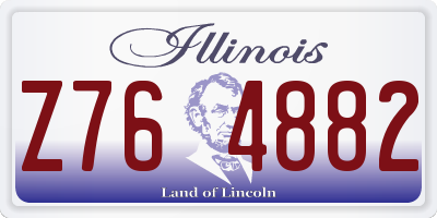 IL license plate Z764882