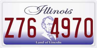 IL license plate Z764970