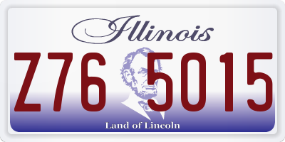 IL license plate Z765015