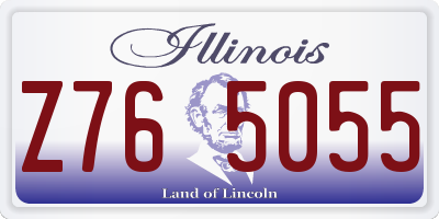 IL license plate Z765055