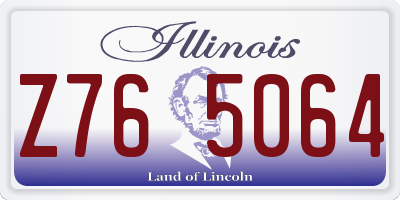IL license plate Z765064