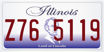 IL license plate Z765119