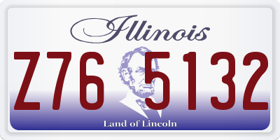 IL license plate Z765132