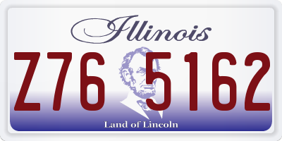 IL license plate Z765162