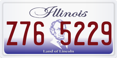 IL license plate Z765229