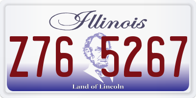 IL license plate Z765267