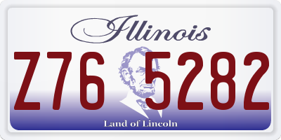 IL license plate Z765282