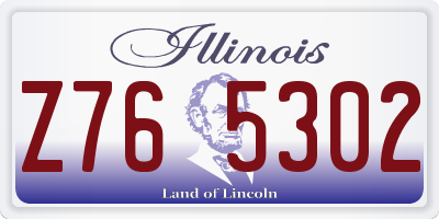 IL license plate Z765302