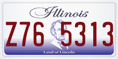 IL license plate Z765313