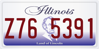 IL license plate Z765391