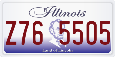 IL license plate Z765505
