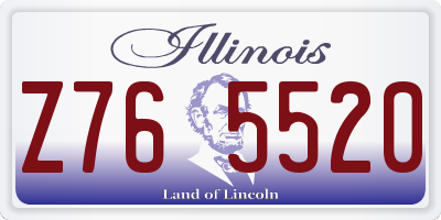 IL license plate Z765520