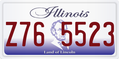 IL license plate Z765523