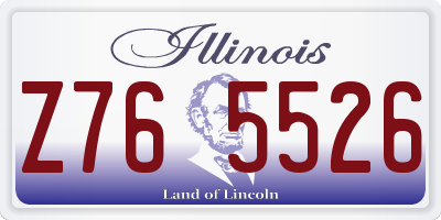 IL license plate Z765526