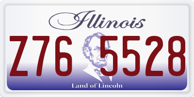 IL license plate Z765528
