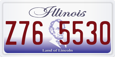 IL license plate Z765530