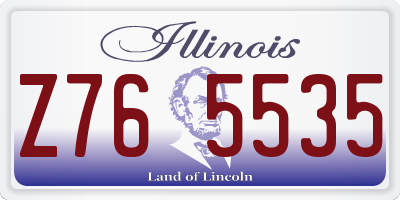 IL license plate Z765535