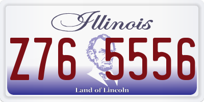 IL license plate Z765556