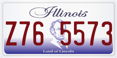 IL license plate Z765573